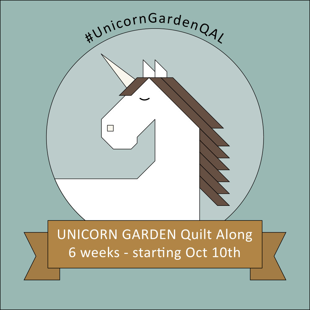 Apples & Beavers - Unicorn Garden QAL poster