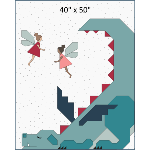 Dragon + Fairies Quilt Kit - Image 2