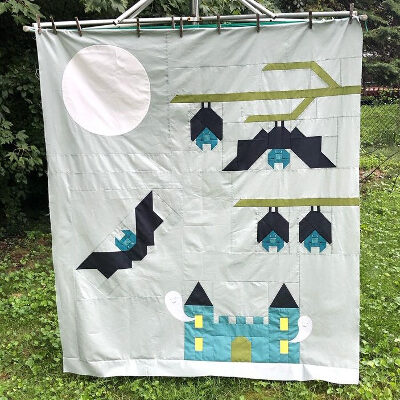 How to add a haunted castle to your bat quilt