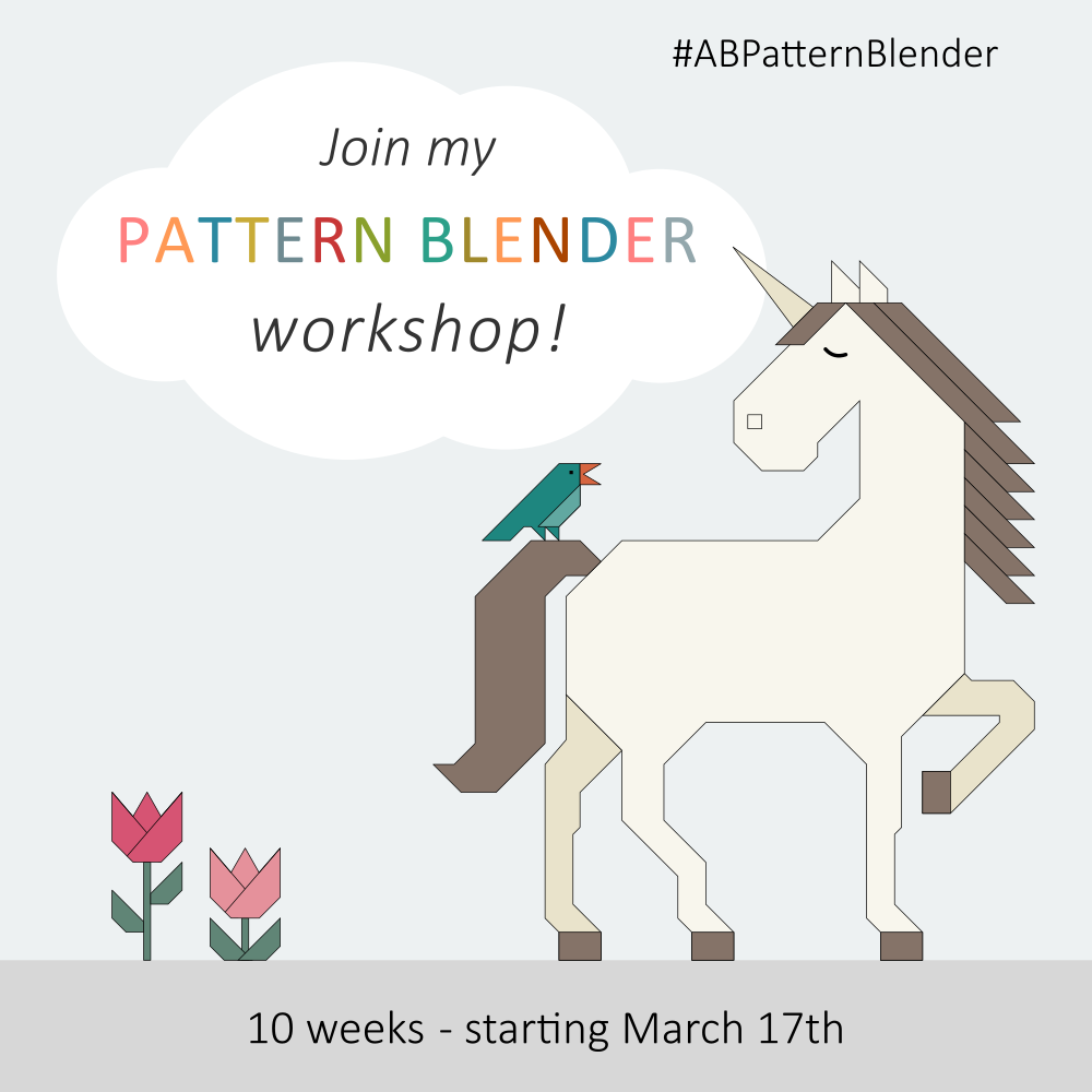 Apples & Beavers - Pattern Blender Workshop invitation 1