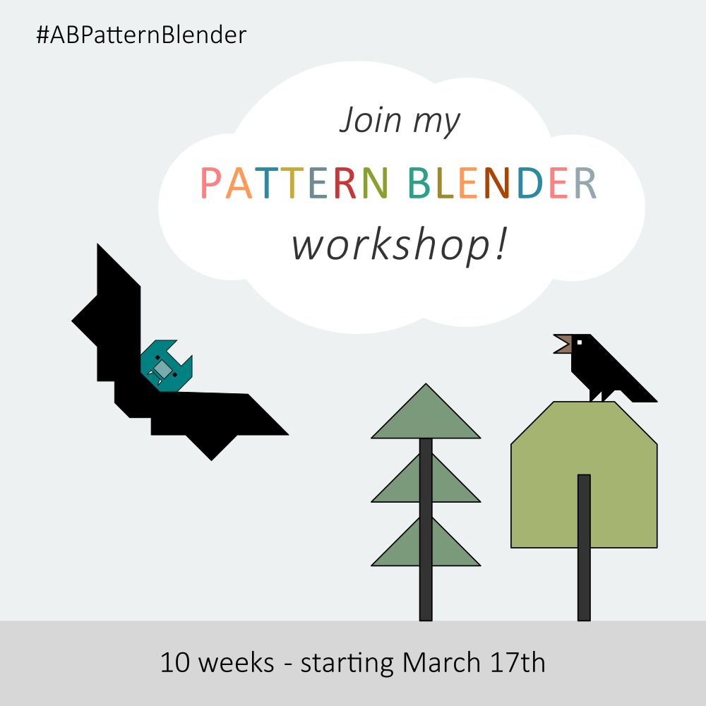 Apples & Beavers - Pattern Blender Workshop invitation 2