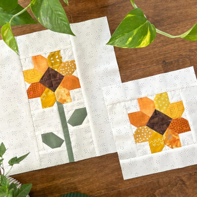 Mini Sunflowers – a fun new freebie for you