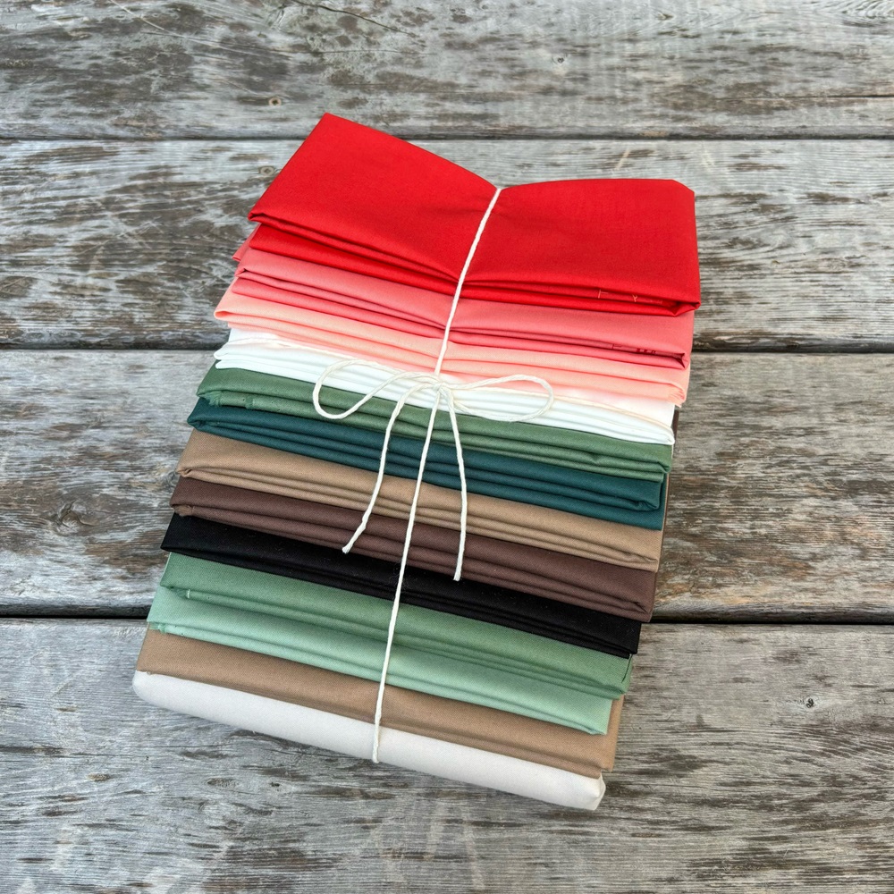 Cozy Holidays Sampler Quilt Kit - Warm neutrals - Image 2